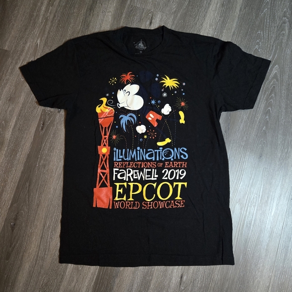 Disney Other - Disney Parks EPCOT 2019 Farewell Illuminations Men's T-Shirt Size M